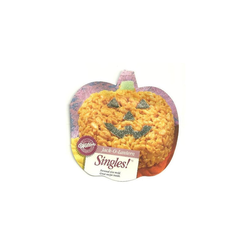 Wilton Halloween Jack-O-Lantern Singles Mold Cake Pan (Pumpkin) (2105-1120, 1996)