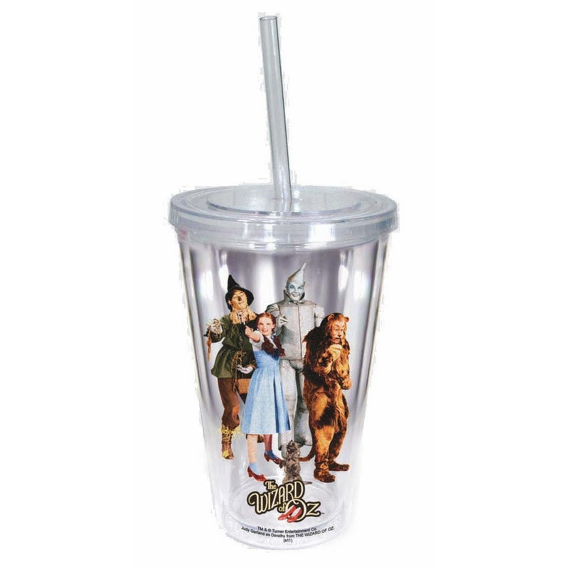Spoontiques Wizard of Oz Cup with Straw, Clear