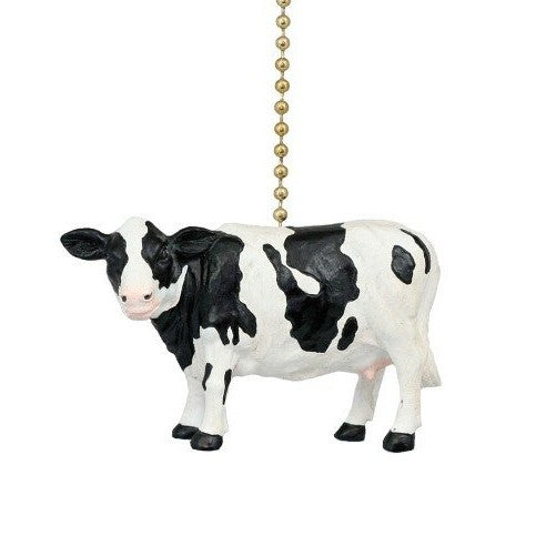 Holstein Farm Cow Ceiling Fan Pull by Clementine Design