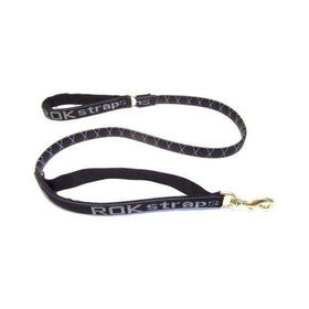 ROK Straps Dog Leash, Reflective Black, Medium for 30-60lbs Dogs