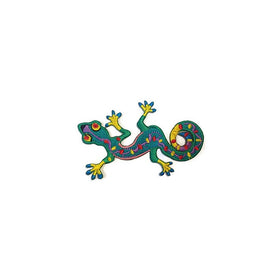 Lizard gekko salamander retro hippie hippy boho 70s Appliques Hat Cap Polo Backpack Clothing Jacket Shirt DIY Embroidered Iron On / Sew On Patch