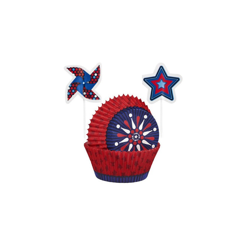 Cupcake Combo Pack 24/Pkg-Patriotic