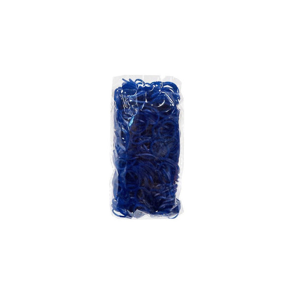 Brand New Rainbow Loom Navy Blue Jelly Rubber Bands Refill C-clips