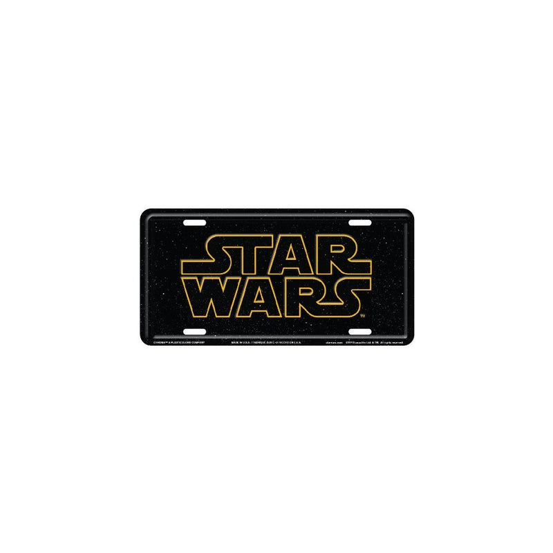 Chroma 002033 'Star Wars' Metal Tag License Plate