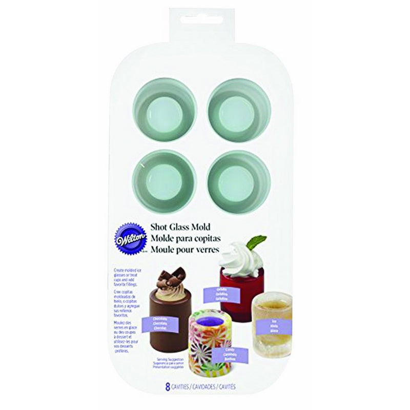 Wilton Round Silicone Shot Glass Mold, 8-Cavity
