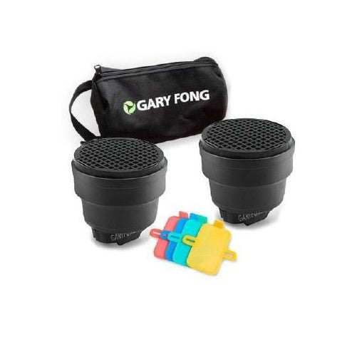 Gary Fong Dramatic Lighting Kit, Includes 2x Speed Snoot, Color Gel Filter Kit and Custom Gear Bag