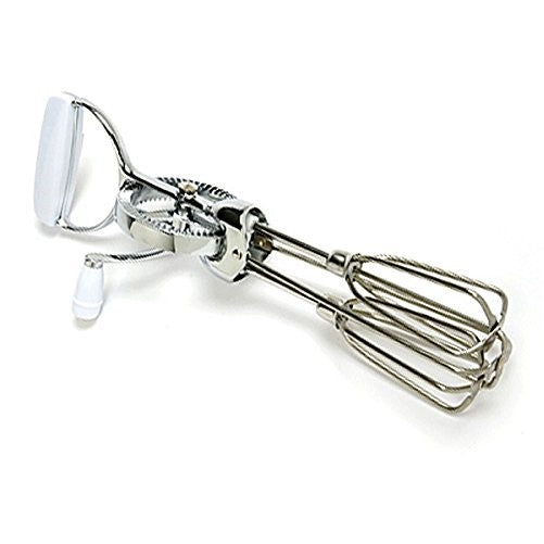 Norpro Egg Beater Classic Hand Crank Style 18/10 Stainless Steel Mixer 12 Inches
