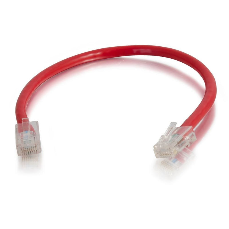 C2G/Cables to Go 24396 Cat5E Non-Booted Unshielded (UTP) Network Patch Cable, Red (50 Feet/15.24 Meters)