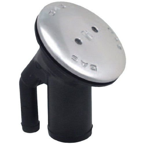 Perko 0540DPGCHR Chrome Angled Neck Marine Vented Fill for 1.5" Hose