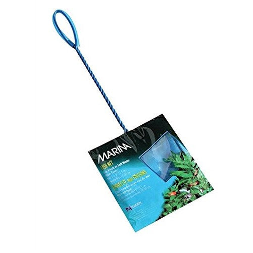 Marina 5 Inch Blue Fine Nylon Net with 10 Inch Handle