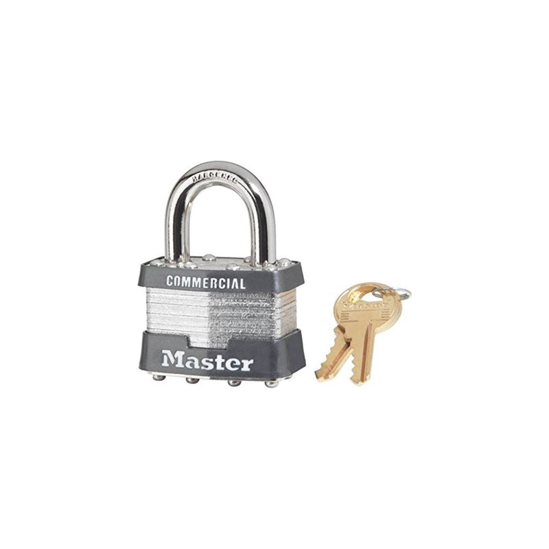 MASTERLOCK CO 1KA-2081 1-3/4", Laminated Steel Padlock, Keyed Alike To Key #2081