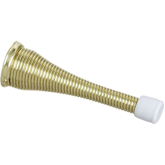 National Hardware N184-291 V232 Spring Door Stops in Brass, 2 pack