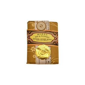 Bee and Flower Sandal Wood Soap 12 Bars Set