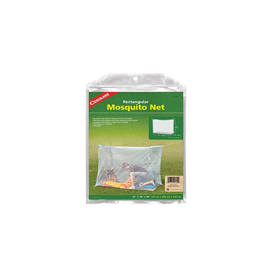 Coghlan's Single Wide Rectangular Mosquito Net, White