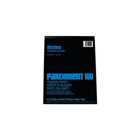 Bienfang Parchment Tracing Paper, 9 x 12 Inches, Transparent, 50 Sheets per Pad (240-121)