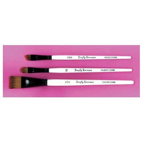Robert Simmons Simply Simmons Brushes Short Handle angle shader 3/4 in.