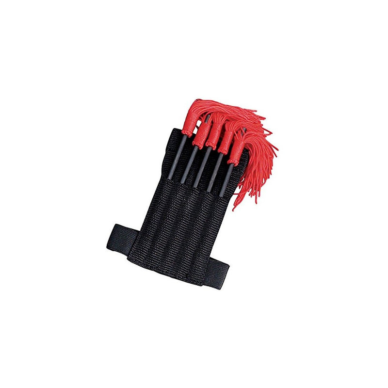 Set of 5 Ninja Throwing Spikes with Wrist Sheath