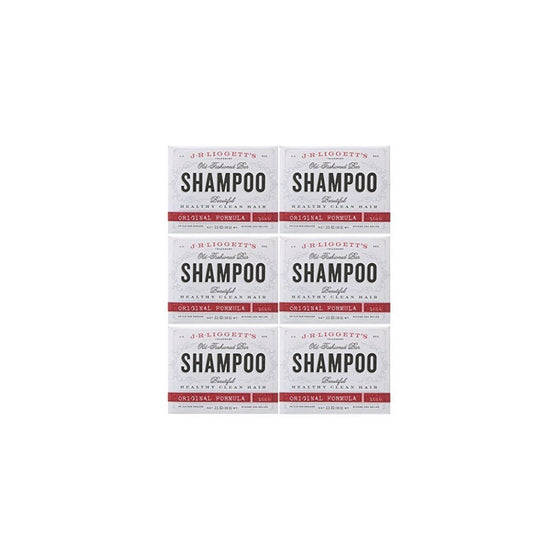 J.R. LIGGETT'S SHAMP BAR,ORIGINAL, 3.5 OZ 6PK