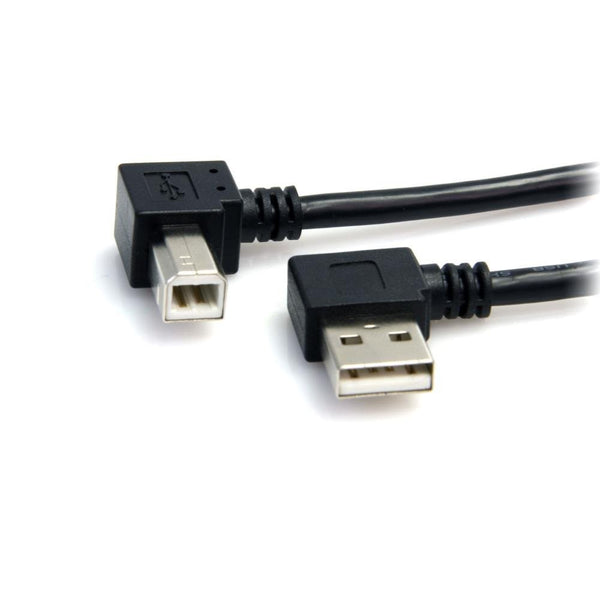 StarTech.com USB2HAB2RA3 3 Feet A Right Angle to B Right Angle USB Cable - M/M