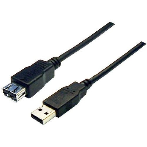 10ft USB 2.0 Type A Male A Female Extension Cable Color - Black