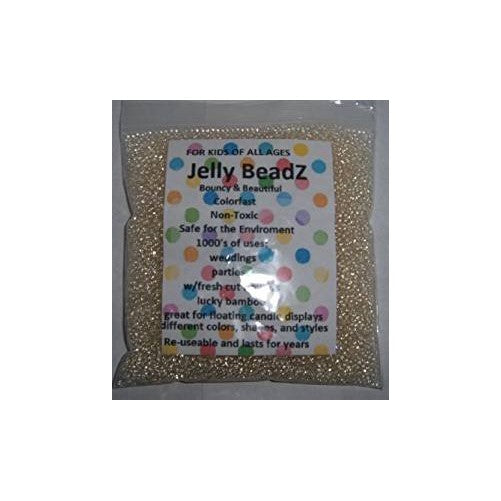 Clearly Clear - JellyBeadZ - Clear 2.5-3.0 mm Water Beads-Centerpiece Wedding Tower Vase Filler-Makes 6 Gallons with a8 Ounce Pack