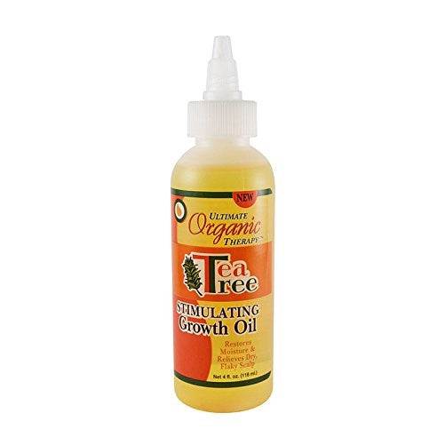 Africa's Best Ultimate Organic Tea Tree Stimulating Growth Oil, 4 Ounce