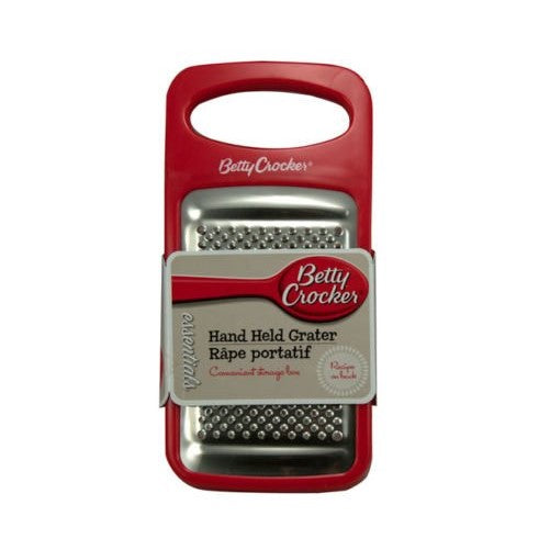 Betty Crocker Hand Held Grater with Convenient Storage Box
