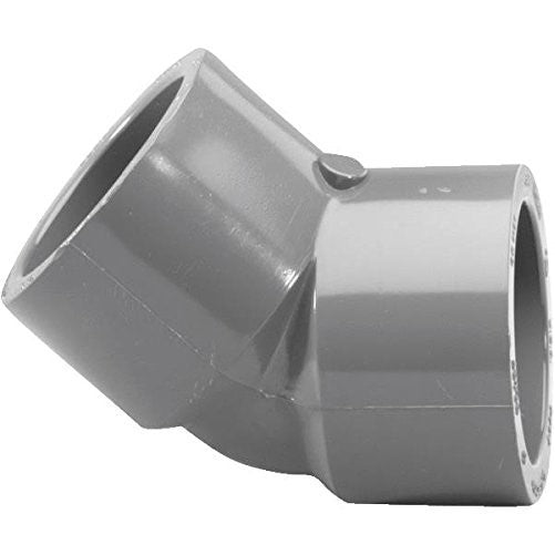 ELL SCH80 PVC 45DEG 1 INSLP