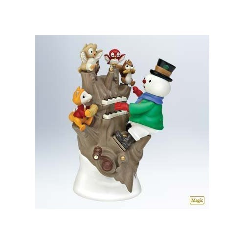 2011 Hallmark HICKORY TREE HARMONY Turn Crank Ornament Plays "Jingle Bells" - QXG3209