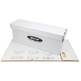 (10) BCW Brand Long Comic Storage Box - Holds 200 - 225 Comic Books - CXBCLONG