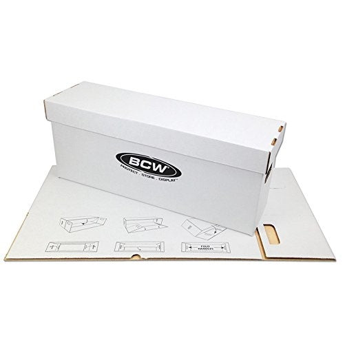 (10) BCW Brand Long Comic Storage Box - Holds 200 - 225 Comic Books - CXBCLONG