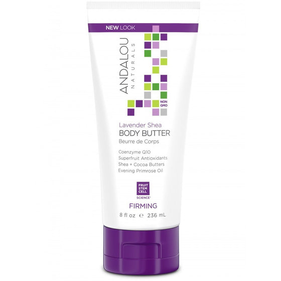 Andalou Naturals Firming Body Butter, With Lavender Shea - 8 Ounce