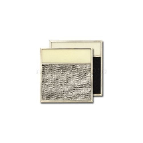 American Metal Aluminum/Carbon/Lens Range Hood Filter -11 1/2" x 11 3/4" x 3/8" - 3-1/2" Lens
