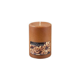 Candle lite 2844549 4" Cinnamon Pecan Scented Pillar Candle