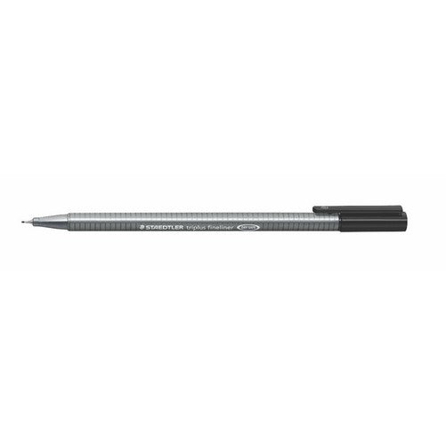 Staedtler Triplus Fineliner Black 0.3mm - Pack of Six