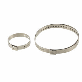 uxcell 2 Pcs Stainless Steel Drive Shaft CV Boot Clamp Kit for Car