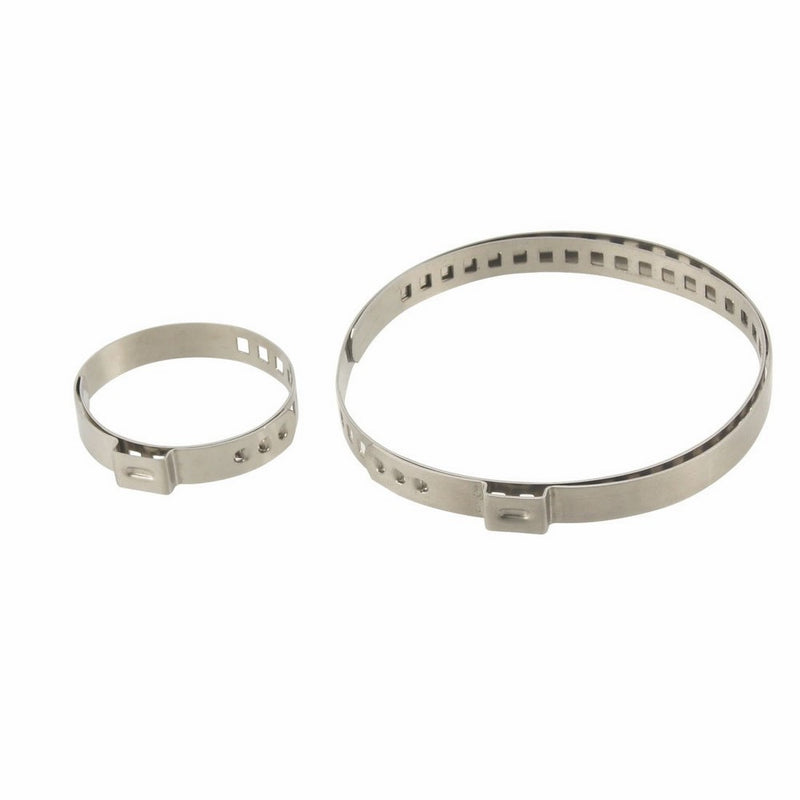 uxcell 2 Pcs Stainless Steel Drive Shaft CV Boot Clamp Kit for Car