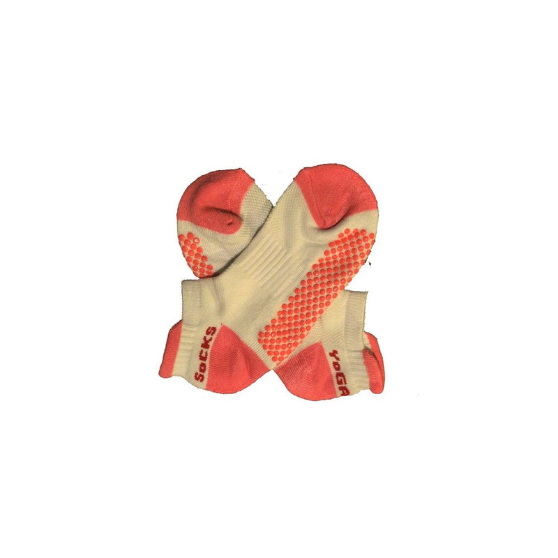 Non Slip Yoga Socks with Grips Pink