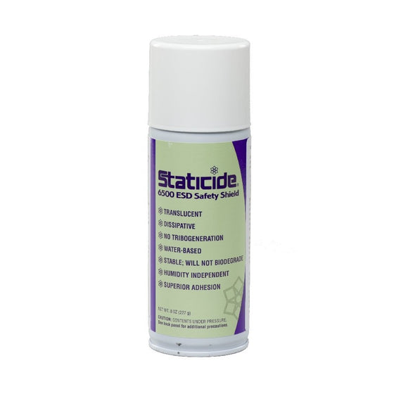 ACL Staticide 6500 ESD Safety Shield, 8 oz Aerosol Spray Can, Translucent