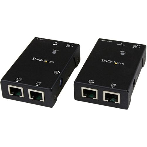 StarTech.com HDMI Over CAT5/CAT6 Extender with Power Over Cable - Extend an HDMI Signal 165 ft (50m)