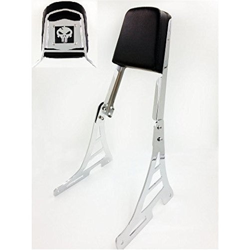 Skull Backrest Sissy Bar For Harley Sportster Xl883C Xl1200R C S Xlh883 Xlh1200