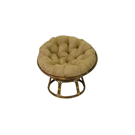 Rattan Papasan Chair with Cushion