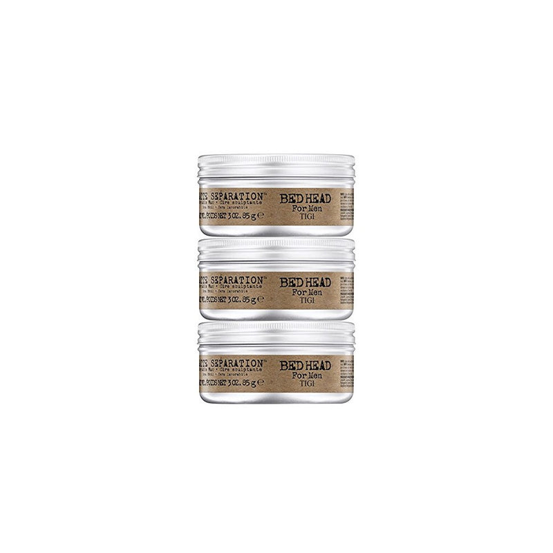 Bed Head Men Matte Separation Workable Wax by TIGI- 3oz 3pk