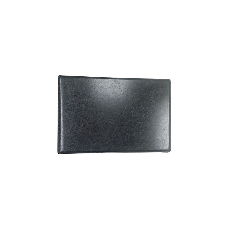 7-Ring 3-on-a-Page Business CheckBook Binder, Black Made in the USA