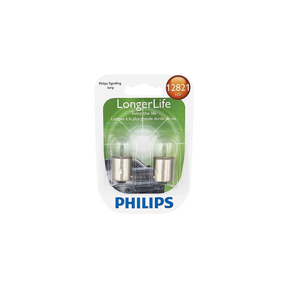 Philips 12821LLB2 LongerLife Miniature Bulb, 2 Pack