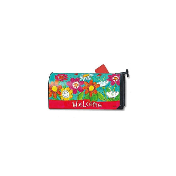 MailWraps Welcome Blooms Mailbox Cover 01274