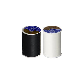 2-Pack - BLACK & WHITE - Coats & Clark Dual Duty All-Purpose Thread - One 400 Yard Spool each of BLACK & White