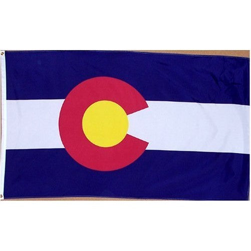 Colorado US State Flag: 3x5foot poly