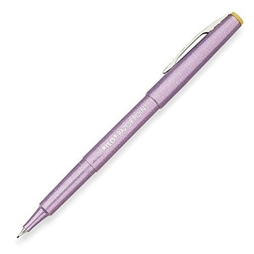 Pilot Razor Point Marker Stick Pens, Ultra Fine Point, Purple Ink, Dozen Box (11013)