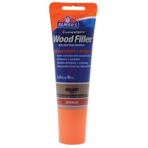 Elmer's E859 Carpenter's Wood Filler, 3.25-Ounce Tube, Walnut